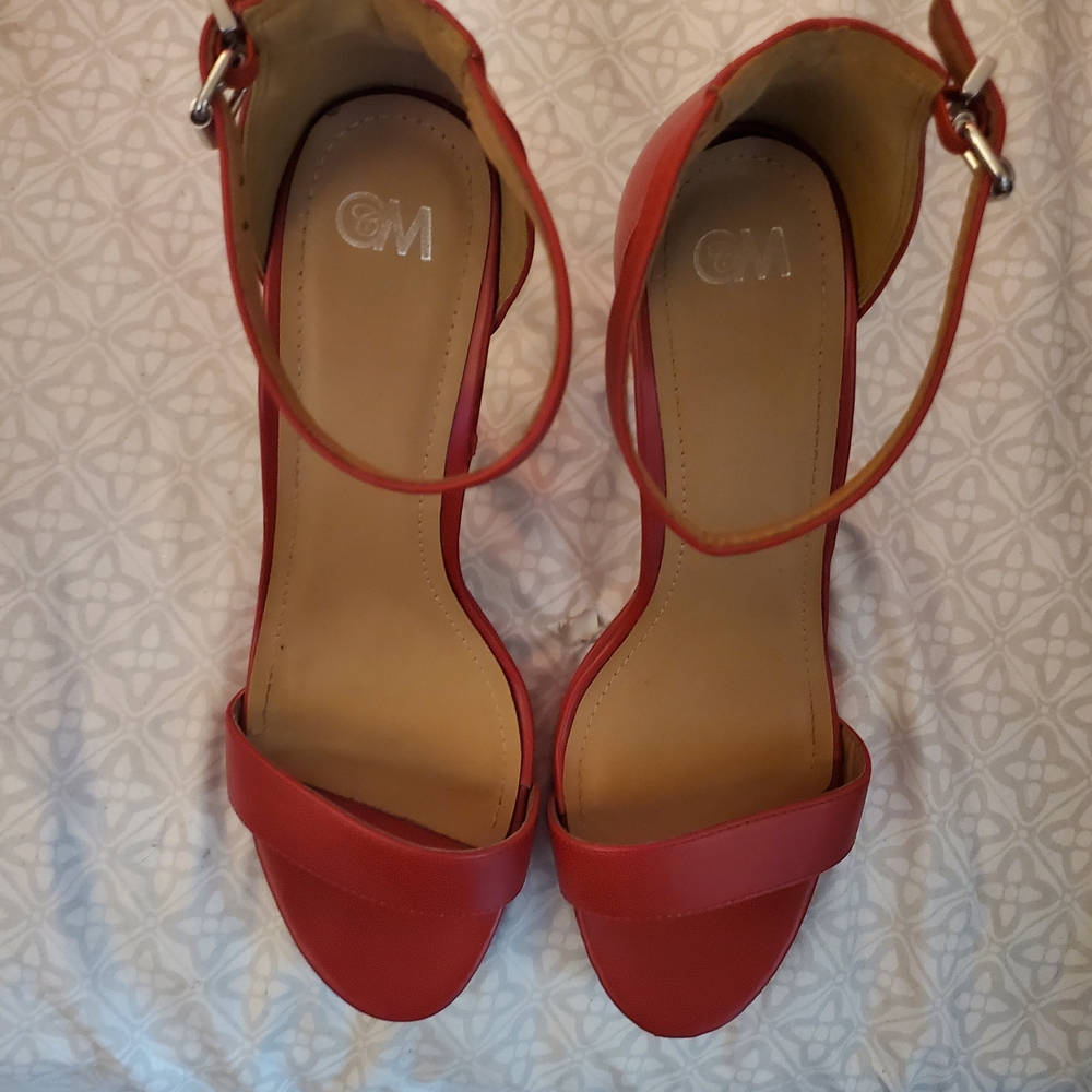 Camilla and Marc (C&M) Red Heels, Size 11